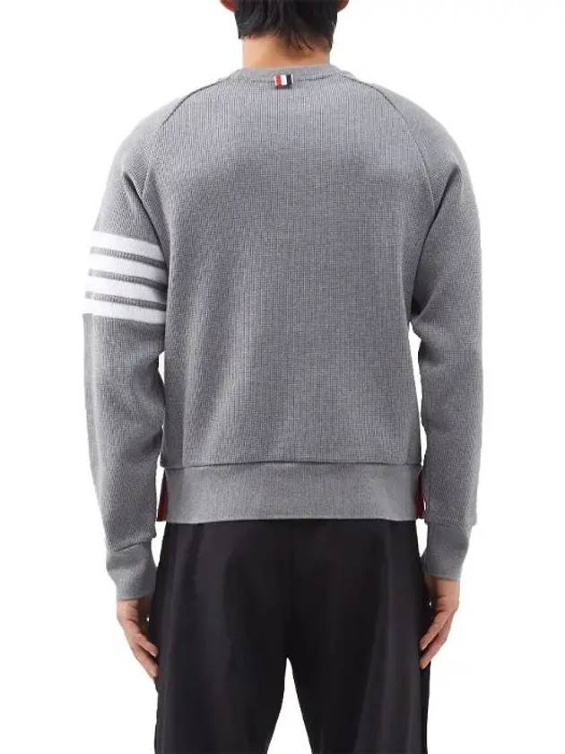 4 Bar Stripe Sweatshirt Grey - THOM BROWNE - BALAAN 8