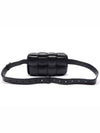 Intrecciato Cassette Padded Belt Bag Black - BOTTEGA VENETA - BALAAN 5