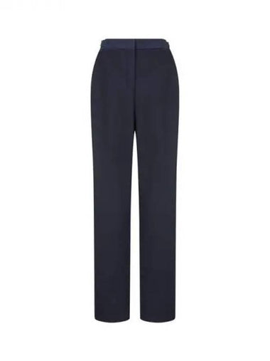 Women s Waist Zipper Tapered Pants Navy 270977 - EMPORIO ARMANI - BALAAN 1