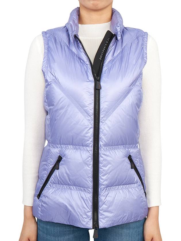 Moye Padded Vest Lilac - MONCLER - BALAAN 4