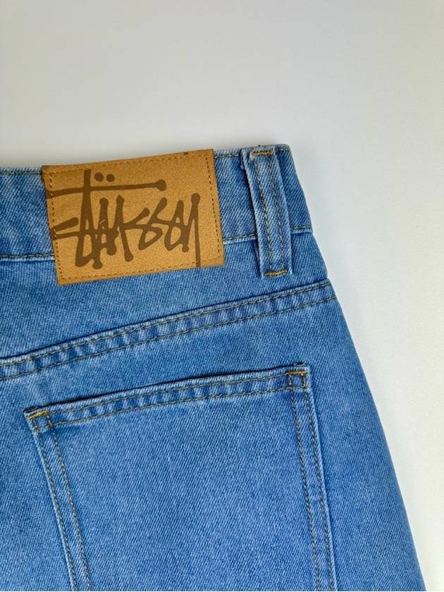 Denim Shorts Mid Blue - STUSSY - BALAAN 6