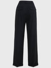 Crocus one tuck roll up slacks black - MICANE - BALAAN 9