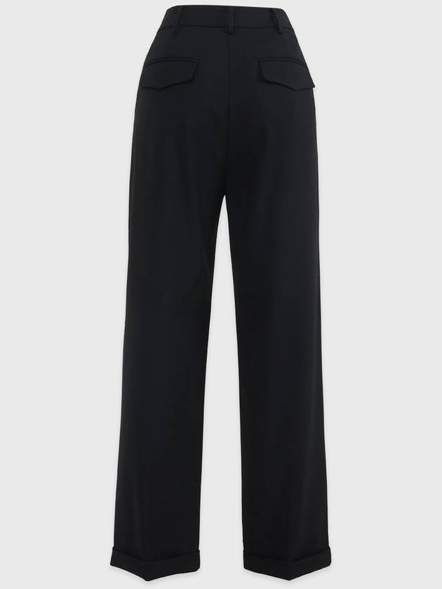 Crocus onetuck rollup slacks black - MICANE - BALAAN 8