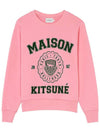 Women's Varsity Comfort Sweatshirt Pink - MAISON KITSUNE - BALAAN 2