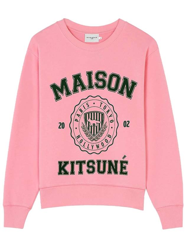 Women's Varsity Comfort Sweatshirt Pink - MAISON KITSUNE - BALAAN 2