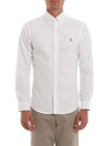 Polo Pony Logo Embroidered Oxford Shirt 710767441007 - RALPH LAUREN - BALAAN 3