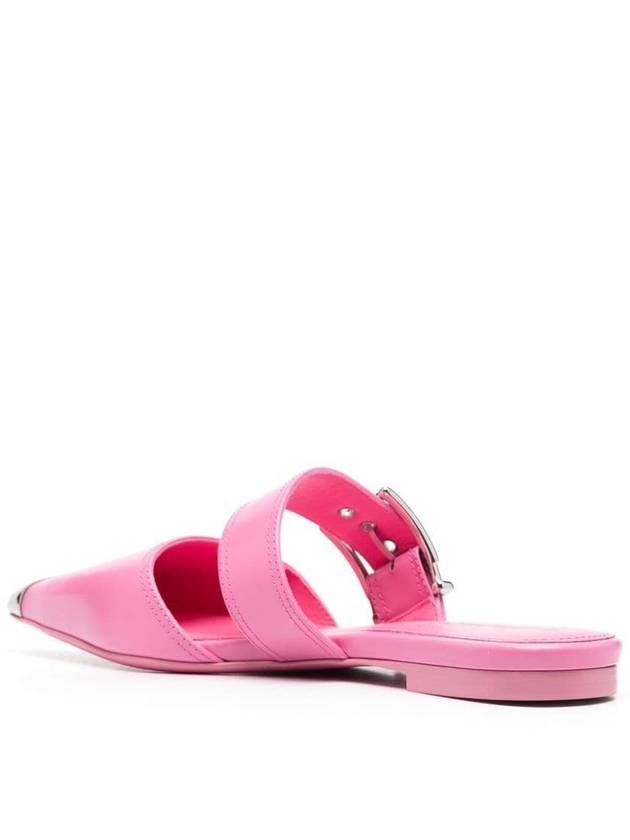 Punk Stud Toe Flat Mules Pink - ALEXANDER MCQUEEN - BALAAN 4