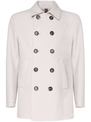 Eleventy Coats Ivory - ELEVENTY MILANO - BALAAN 1