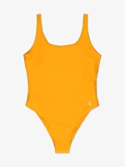 Carla Scoop Neck One-Piece Swimsuit Yellow - SPORTY & RICH - BALAAN 2