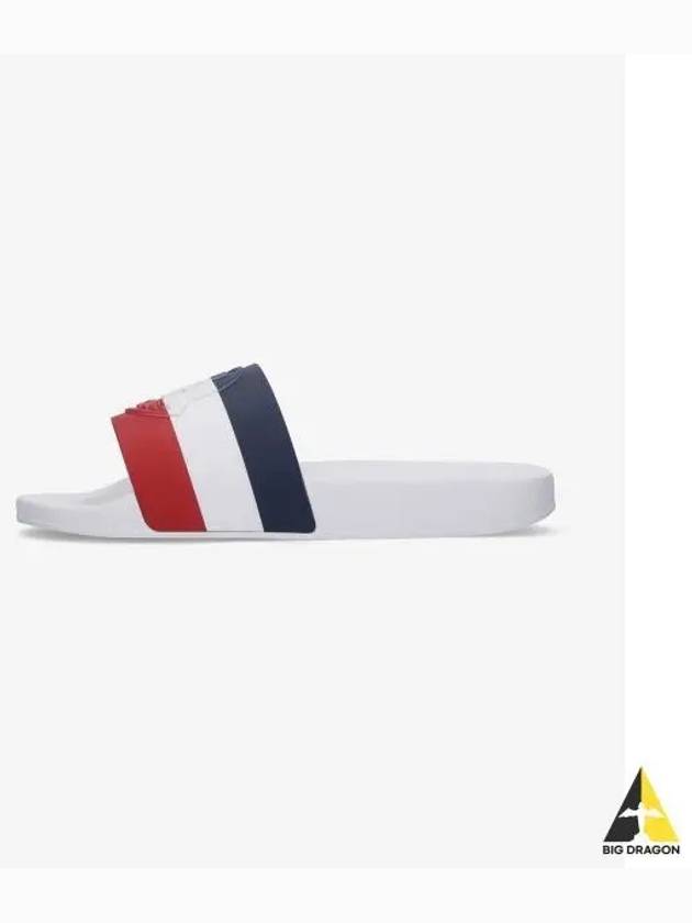 Logo Emboss Stripe Slide White I209A4C0003001A49002 - MONCLER - BALAAN 1