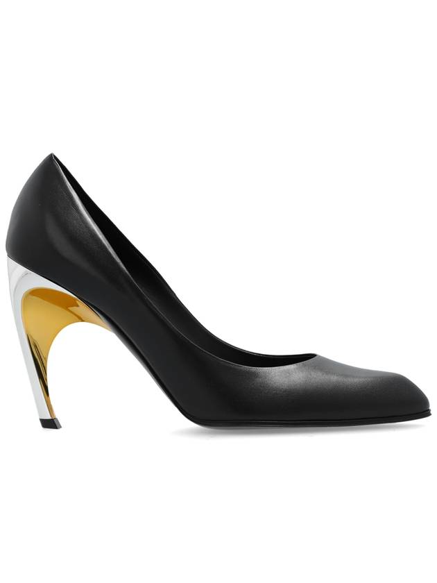 Armadillo Leather Pumps Black - ALEXANDER MCQUEEN - BALAAN 2