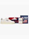 Medalist Goatskin Low Top Sneakers Gold White - AUTRY - BALAAN 5