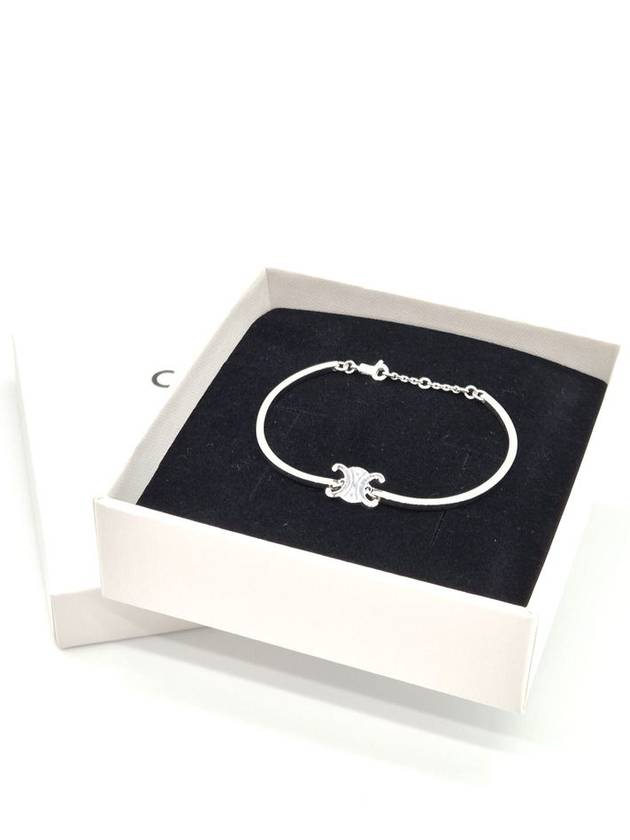 Triomphe Articulated Bracelet Silver - CELINE - BALAAN 2