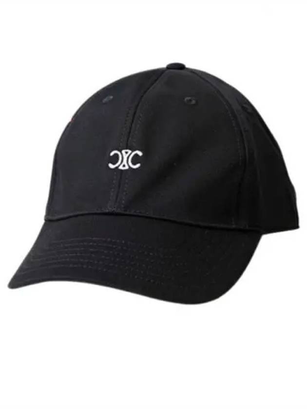 Eyewear Triomphe Embroidery Cotton Ball Cap Black - CELINE - BALAAN 2