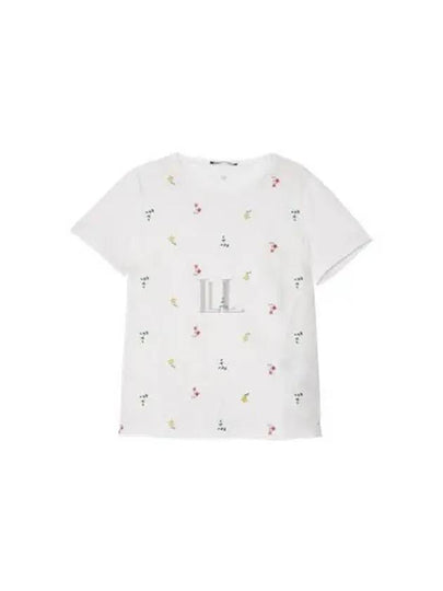 Magno Linen Short Sleeve T-Shirt White - MAX MARA - BALAAN 2