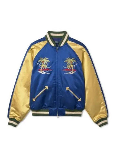 W satin bomber jacket blue - POLO RALPH LAUREN - BALAAN 1