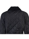 Diamond Quilted Nylon Jacket Black - BURBERRY - BALAAN 6