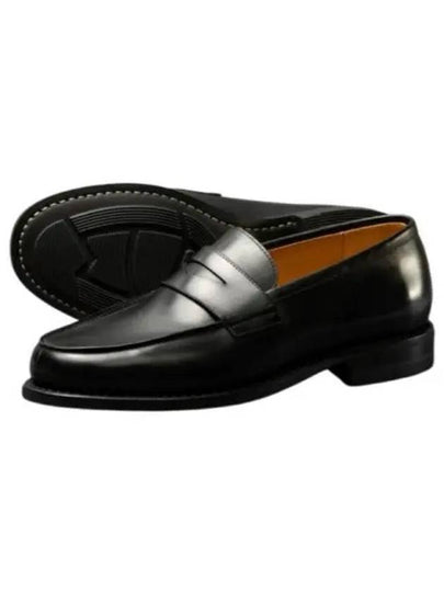 Adonis Leather Loafers Black - PARABOOT - BALAAN 2