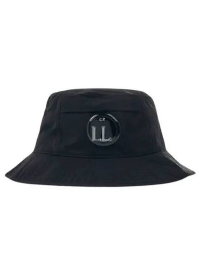 Lens Wappen Chrome R Bucket Hat Black - CP COMPANY - BALAAN 2