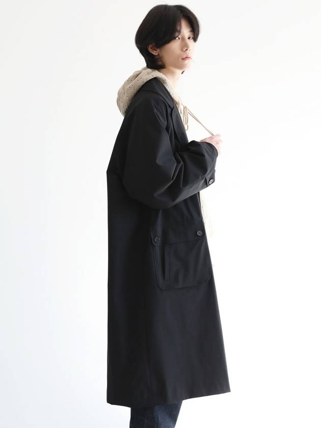 Oversized Seine Raincoat Black MCO3057 - IFELSE - BALAAN 3