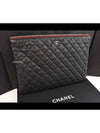 Boy Vintage Silver Hardware Quilted Caviar Zipper Card Wallet Black - CHANEL - BALAAN 6