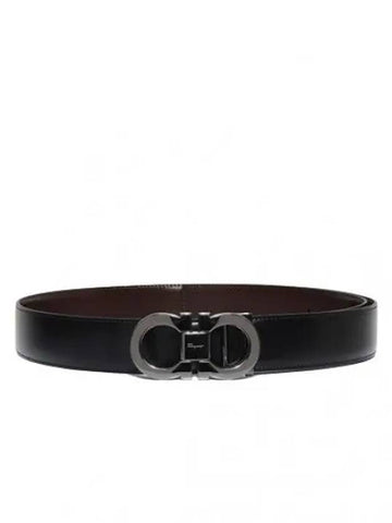 Ferragamo Double Ganzio Belt Gancini - SALVATORE FERRAGAMO - BALAAN 1