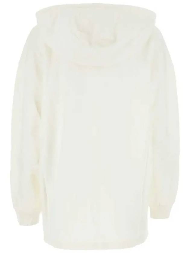 Marly Logo Hoodie White - ISABEL MARANT - BALAAN 4