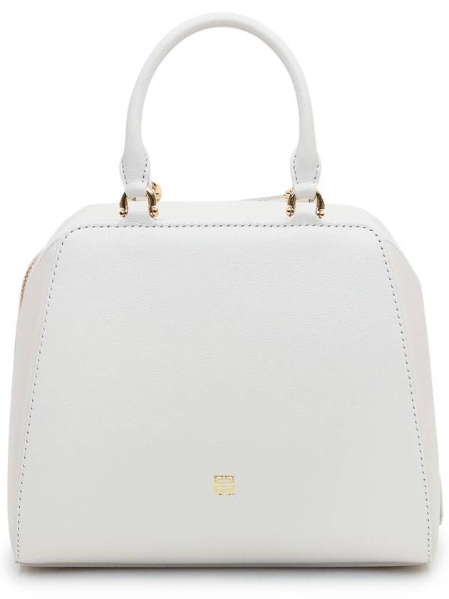 Antigona Cube Leather Mini Bag White - GIVENCHY - BALAAN 5