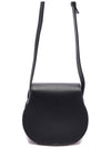 Marcie Saddle Small Grained Leather Cross Bag Black - CHLOE - BALAAN 5