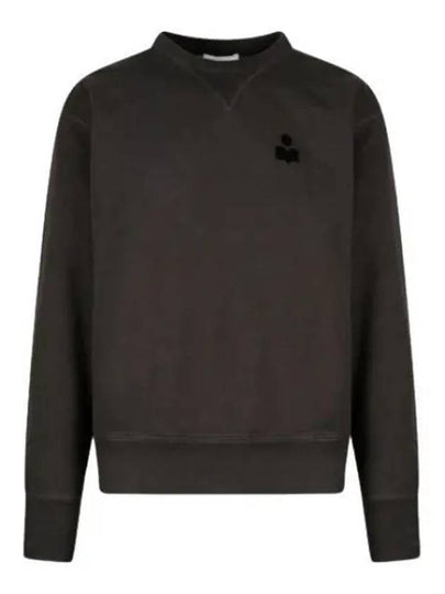 Mike Logo Cotton Sweatshirt Faded Black - ISABEL MARANT - BALAAN 2