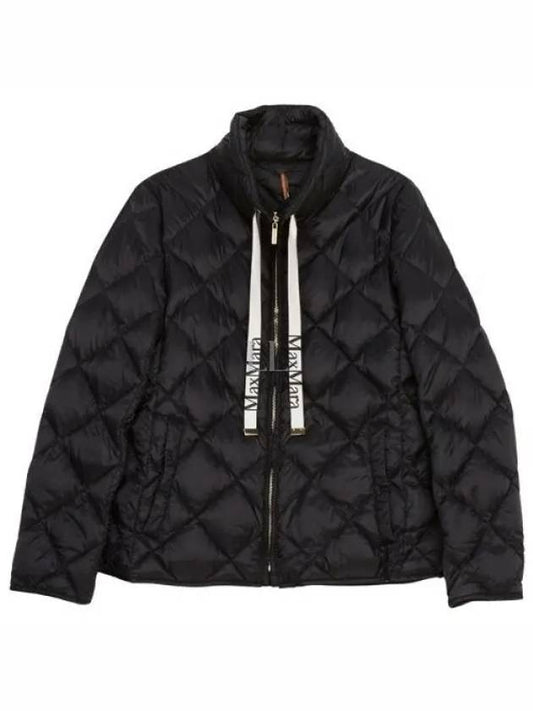 Jae Trea Nylon Padded Jacket Black - MAX MARA - BALAAN 2