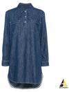 Robe Texas Short Dress Indigo Delave - A.P.C. - BALAAN 2