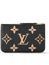 Double Zipper Pochette Mini Bag Black - LOUIS VUITTON - BALAAN 4