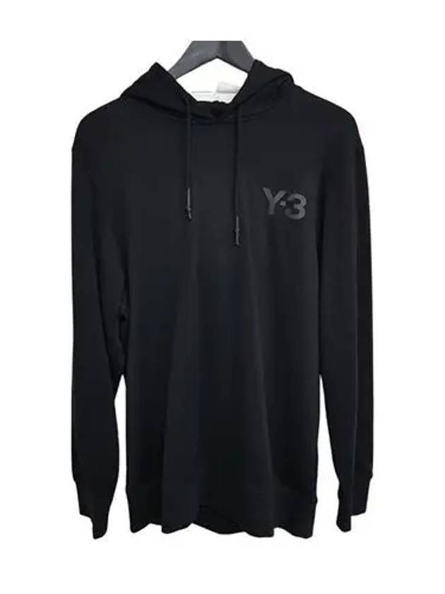 Mini Logo Hoodie Black - YOHJI YAMAMOTO - BALAAN 2