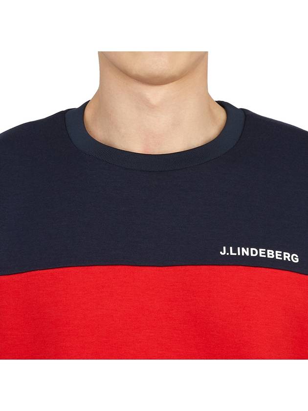 Men's Jeff JEFF Long Sleeve T-Shirt Red - J.LINDEBERG - BALAAN 7