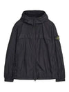 Garment Dyed Crinkle Reps R-Nylon Jacket Black - STONE ISLAND - BALAAN 2