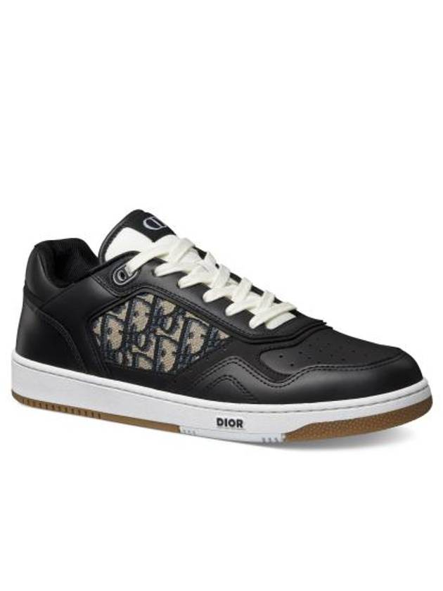 B27 Smooth Calfskin Low Top Sneakers Black - DIOR - BALAAN 2