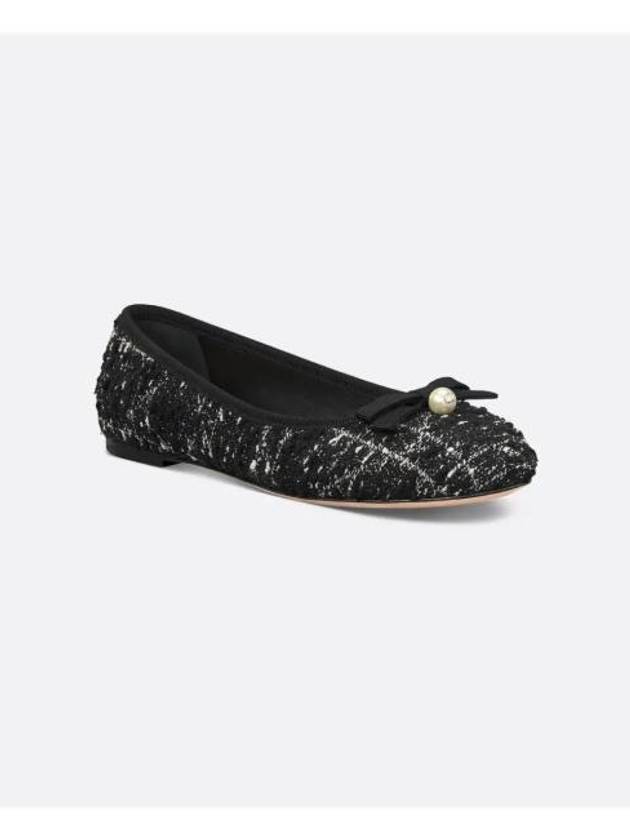 Ballet Tweed Flats Black - DIOR - BALAAN 3