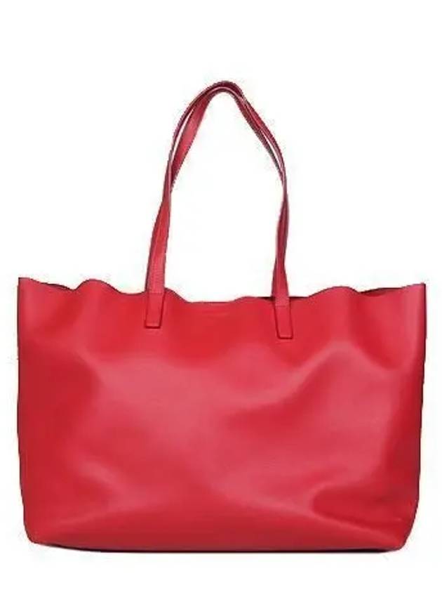 394195 Red color CALF shopper shoulder bag auxiliary pouch - SAINT LAURENT - BALAAN 2