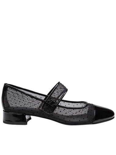 Tory Burch Mary Jany Ballerina In Polka Dot Mesh - TORY BURCH - BALAAN 1