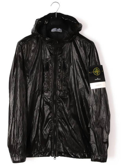 Men's Wappen Patch Lucido TC Windbreaker Black - STONE ISLAND - BALAAN 2