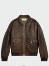 Aviator Blouson Jacket Dark Brown - CELINE - BALAAN 2