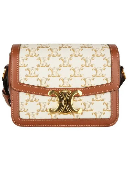 Tin Triomphe Canvas Cross Bag White - CELINE - BALAAN 2