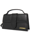 Le Grand Bambino Leather Tote Bag Black - JACQUEMUS - BALAAN 3