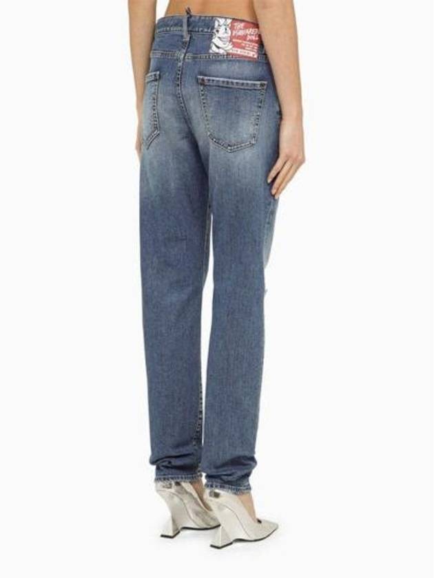 Jennifer Straight Jeans Blue - DSQUARED2 - BALAAN 4