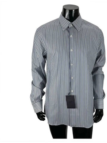 Striped Long Sleeve Shirt - PRADA - BALAAN 1