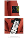 Wappen Patch Two Button Cotton Hoodie Light Red - STONE ISLAND - BALAAN 6