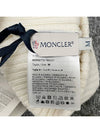 Kids Logo Patch Wool Beanie Snow White 3B00015 M1131 030 - MONCLER - BALAAN 4