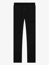 Core Relaxed Logo Cotton Track Pants Black - FEAR OF GOD ESSENTIALS - BALAAN 2