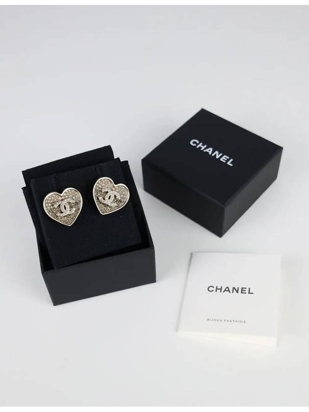 CC logo heart earrings ABA406 B10534 N155 - CHANEL - BALAAN 6